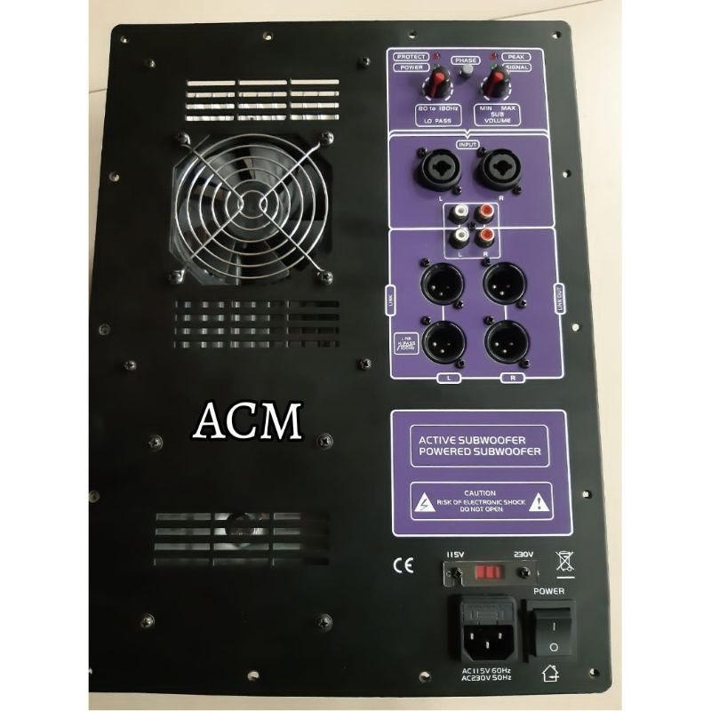 POWER KIT MESIN SPEAKER SUBWOOFER UNTUK 15 DAN 18 INCH 1200 WATT