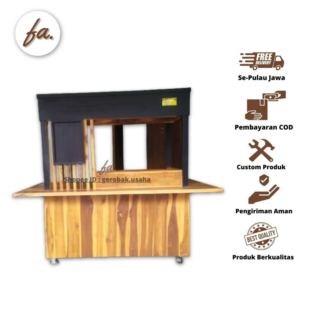 Booth Minuman Kekinian Model 1