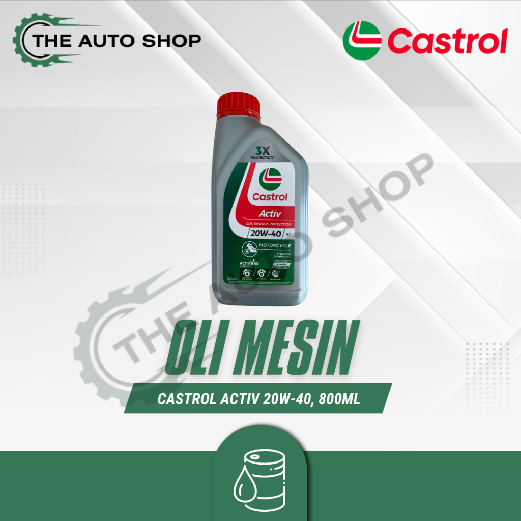 Oli Castrol Activ 20W-40, 800ml