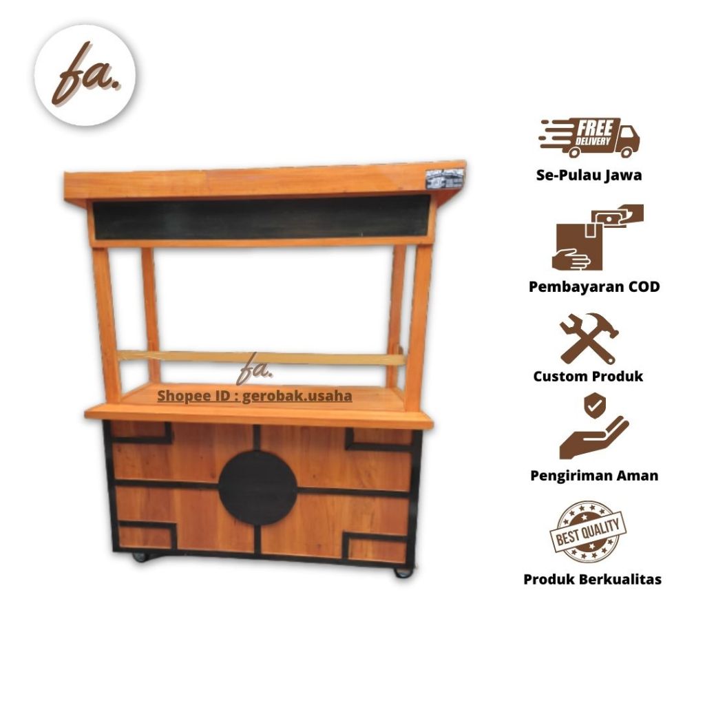 Booth Minuman Kekinian Model 3