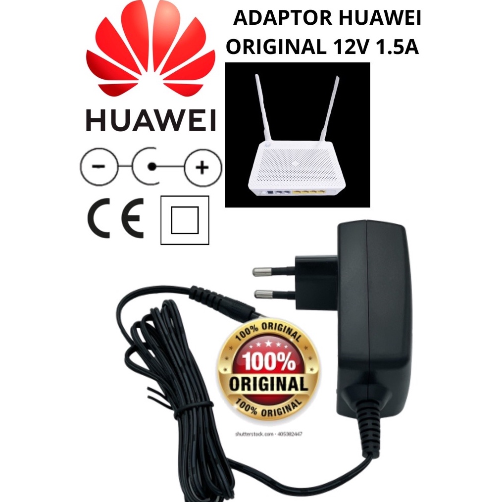 HUAWEI Switching Adaptor 12V 15A  12V 2A ORIGINAL ROUTER MODEM ORBIT CCTV DVR ONT STB ANDROID dan la