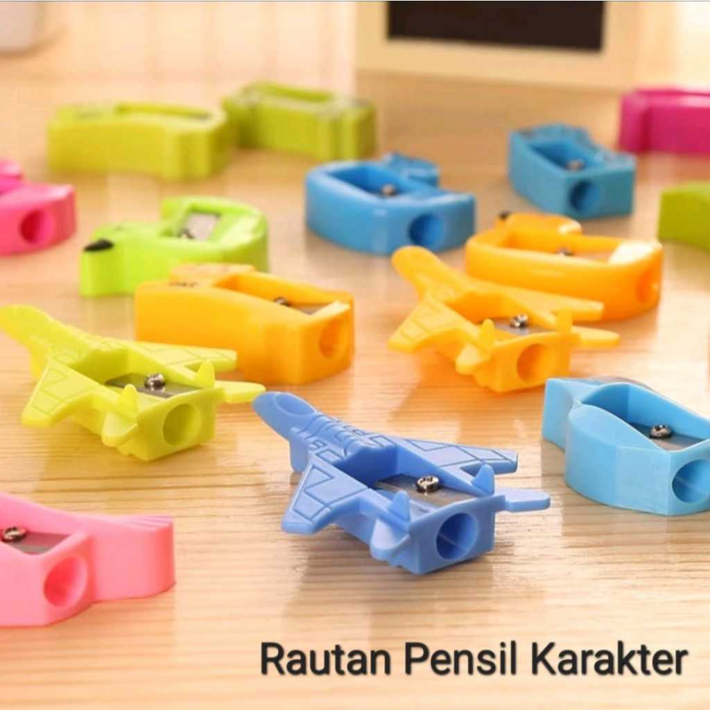 

Rautan Serutan Pensil Imut Mini Karakter Lucu/ Rautan Ongotan Orotan Sharpener Pensil Anak Motif Murah 1Pcs Warna Random