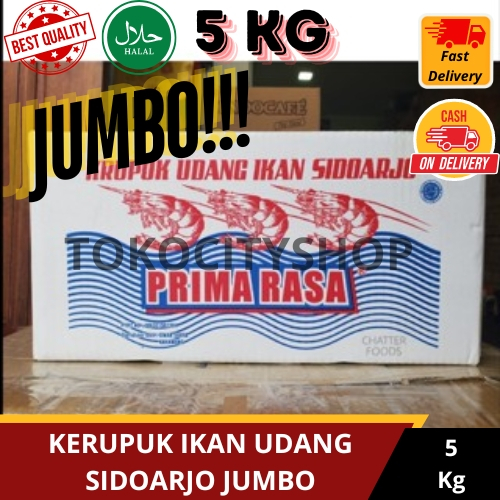 

Jual Kartonan / Kerupuk Udang Jumbo Sidoarjo Prima Rasa Per 5 Kg / Mentah