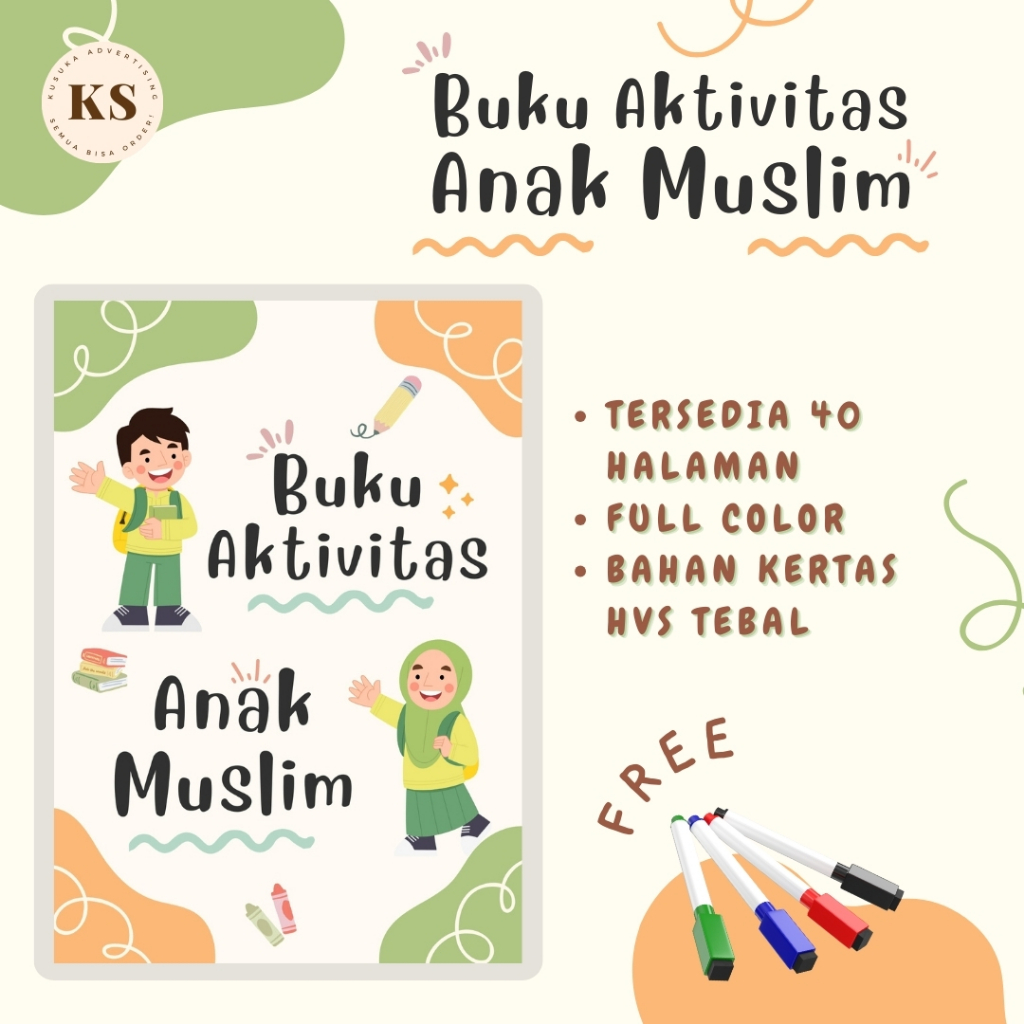 

Worksheet Wipe and Clean Buku Aktivitas Anak Muslim Mengenal Huruf Hijaiyah Untuk PAUD TK Full Color Ukuran A4 Free Spidol