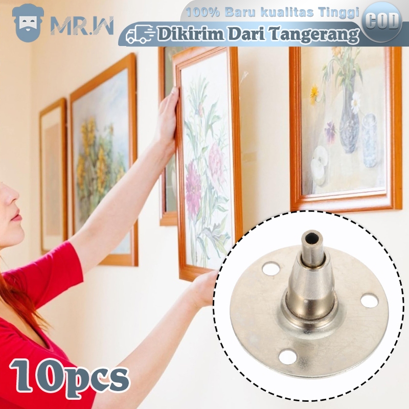 Gantungan Atas 10pcs Bracket Rak Ambalan Gantungan Kaca Kawat Seling Sling Baja 2mm