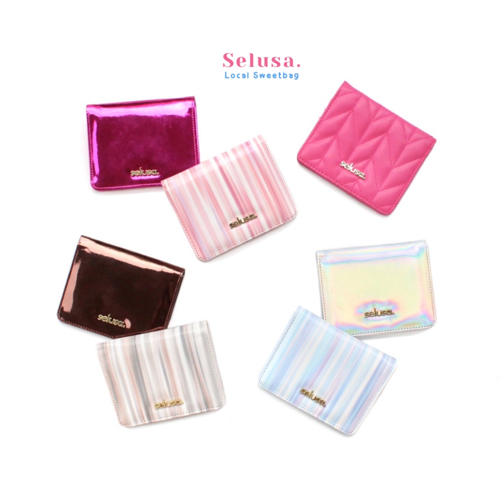 KODE A68U SELUSA VIONNY WALLET Free Box Exclusive  Dompet Lipat Premium Leather