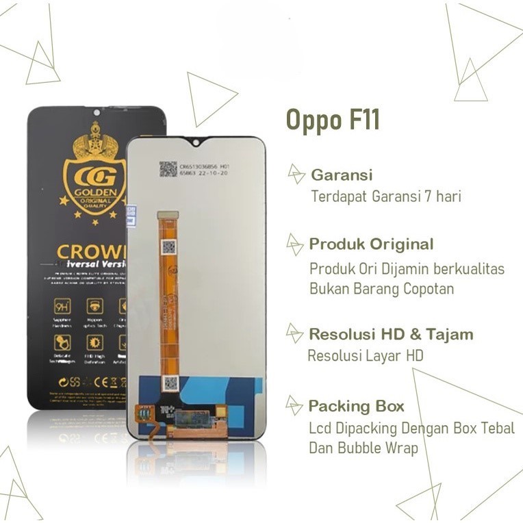 LCD TOUCHSCREEN OPPO F11 COMPLETE ORIGINAL FULLSET / LCD OPPO F11