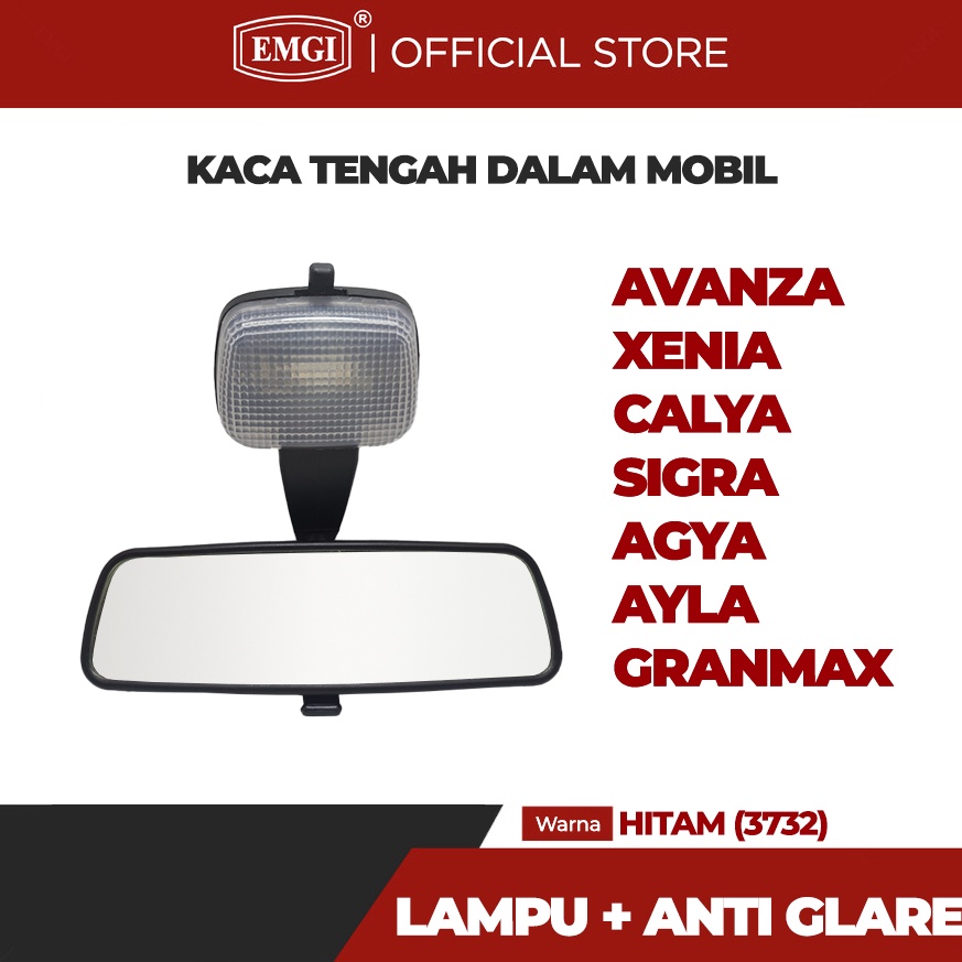 KODE W5E6 EMGI  Spion Tengah Mobil Avanza Granmax Calya Sigra Agya Ayla Xenia  Lampu  Anti Glare  HI