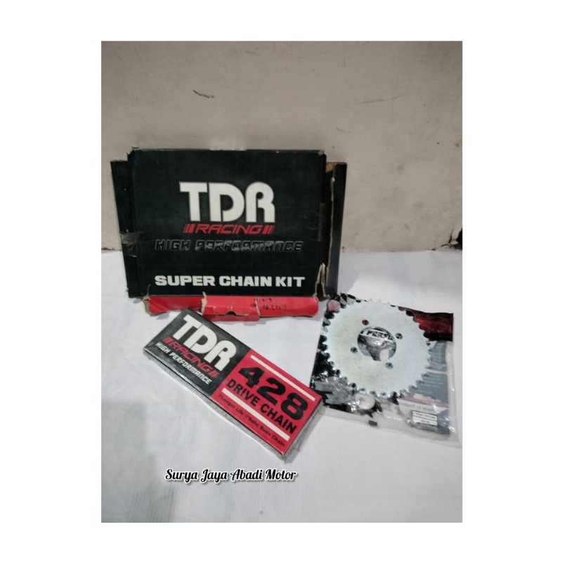 Gear Belakang + Rantai Suzuki Shogun 125, Smash