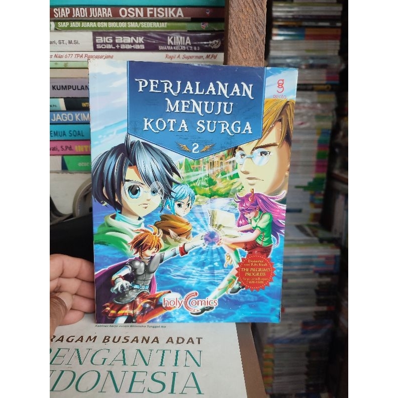 cerita bergambar Alkitab Kristen untuk anak. perjalanan menuju kota surga. holy comics