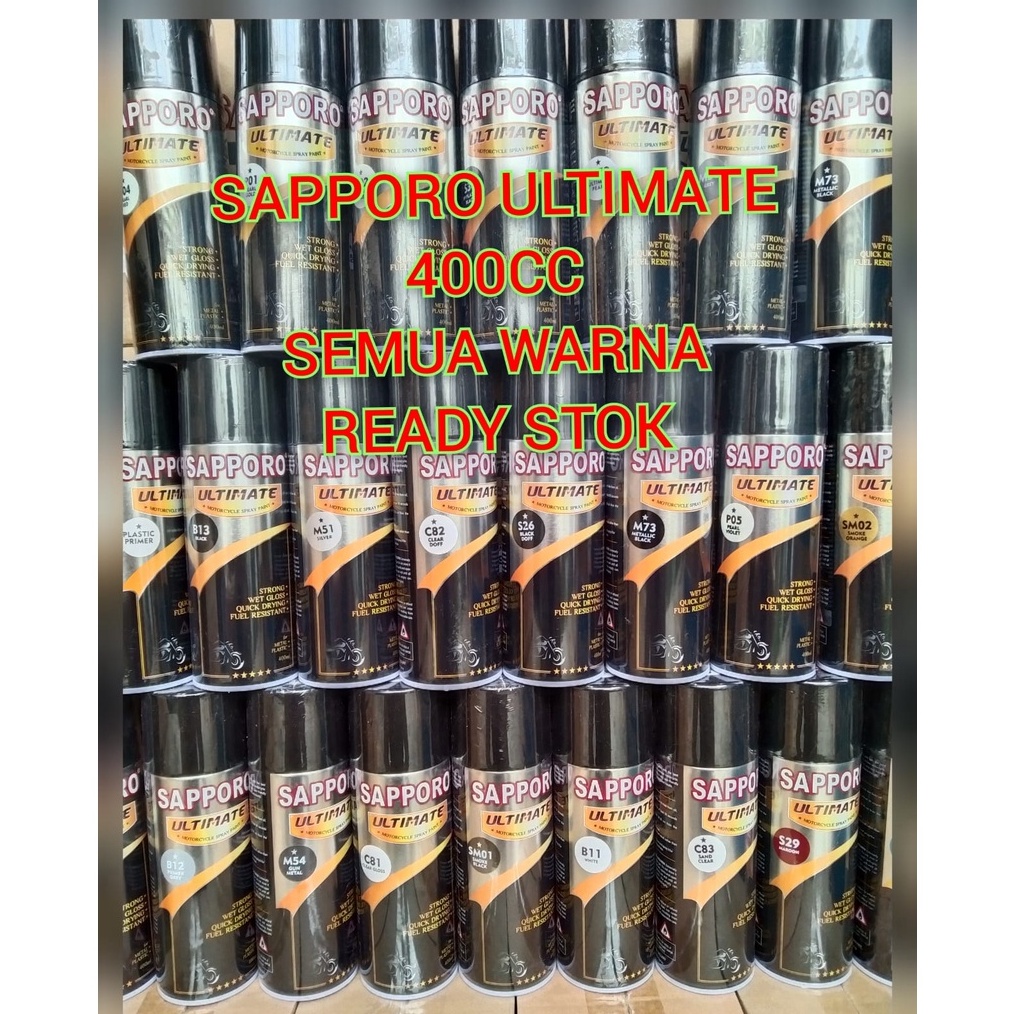 A pilok pilox cat sapporo ultimate 4ml 4 ml sapporo 4ml white b11 putih djadoel white s38 black doff