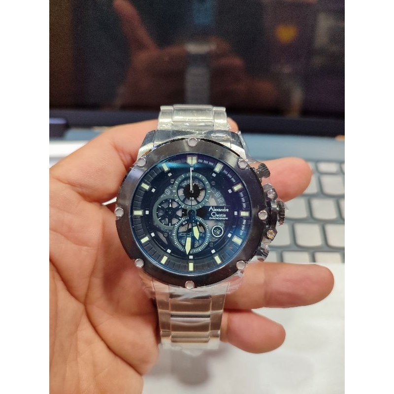 ORIGINAL JAM TANGAN ARLOJI PRIA COWO COWOK ALEXANDRE CHRISTIE FASHION TERBARU JAM MEWAH ORI AC 7