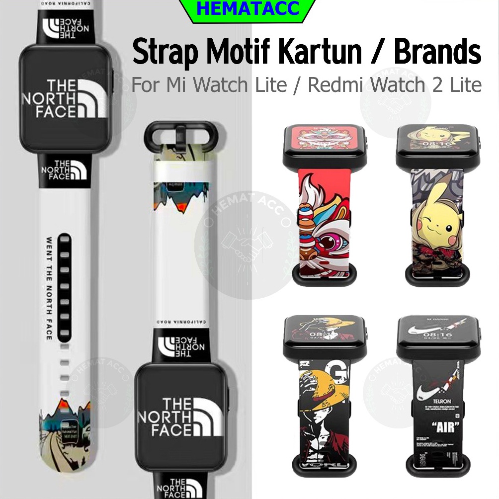 KODE R99B Strap Redmi Watch 2 Lite  Mi Watch Lite Motif Lucu Logo Kartun Tali Poco Watch Hematacc