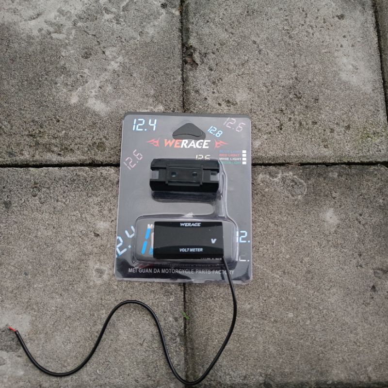 VOLTMETER VOLT METER AKI ANTI AIR PENGUKUR DAYA AKI ACCU