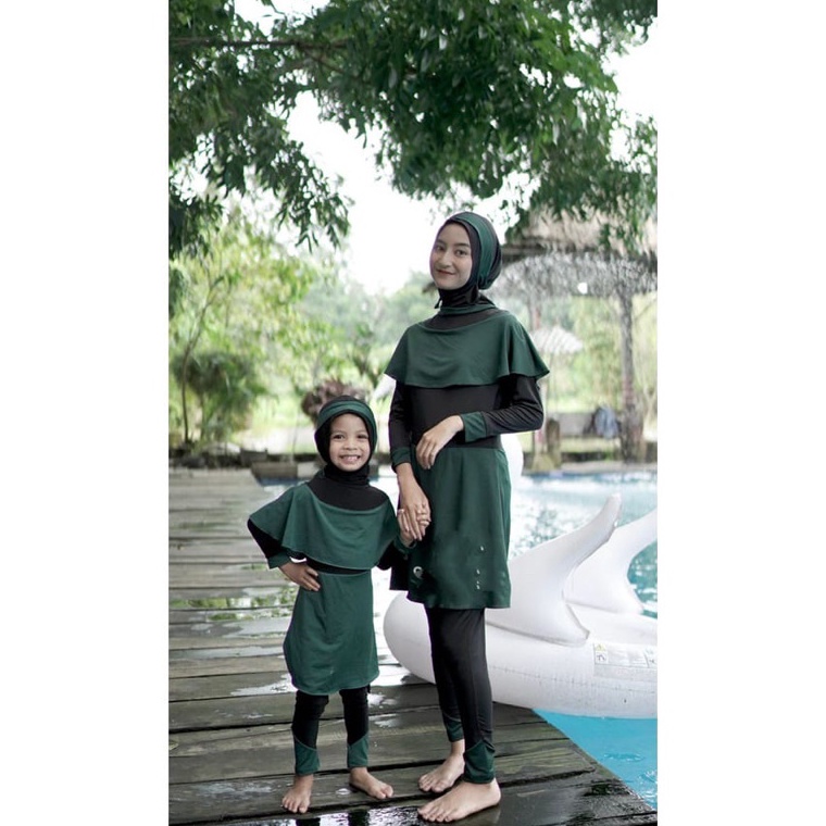 KODE Y25F Baju renang anak muslimah model rosella anak usia 6 11hun