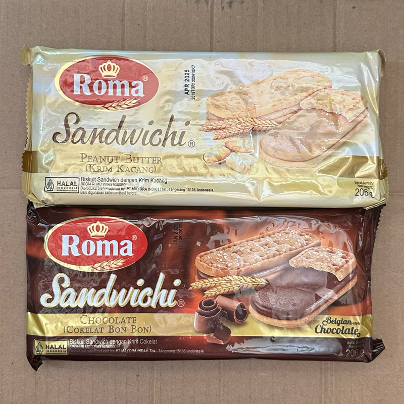 

ROMA SANDWICHI - biskuit sandwich dengan krim