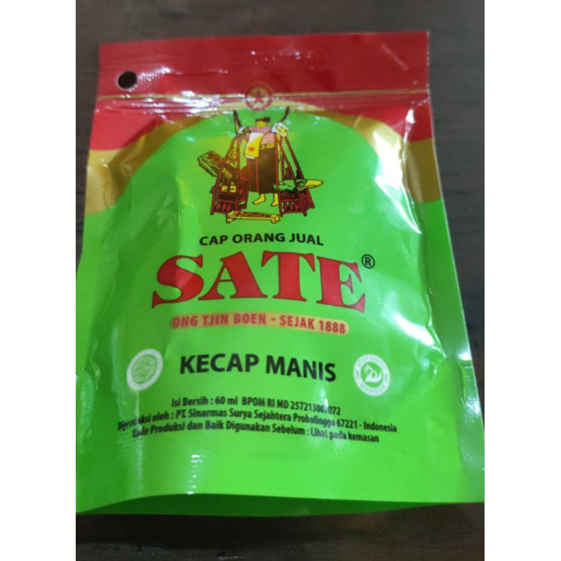

Kecap Manis Cap Orang Jual Sate 60ml Pouch
