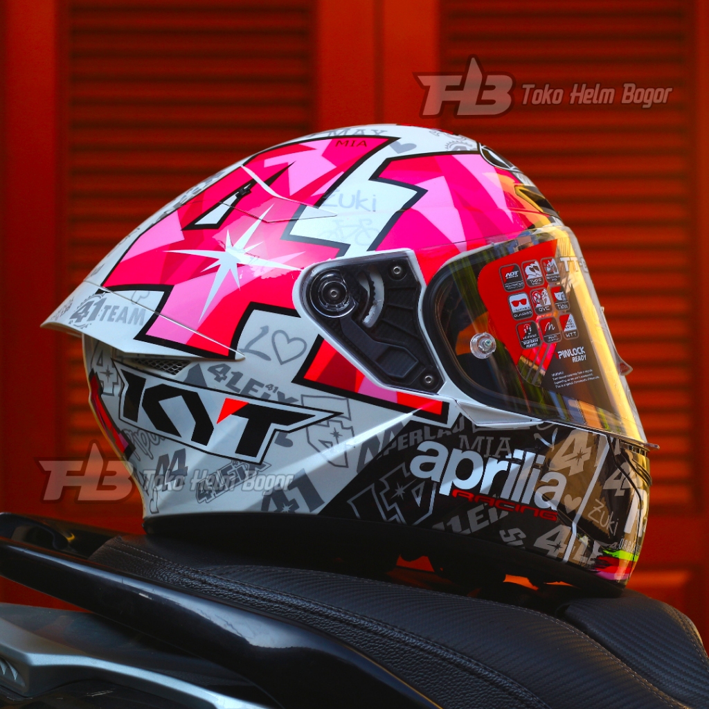 KYT TT Course Espargaro 2021 WHITE repaint