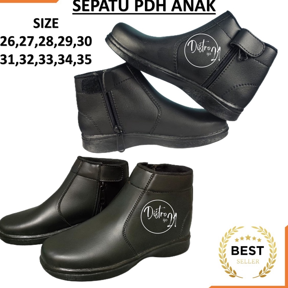 KODE V43L SEPATU PDH ANAK TERBARU RESLETING SEPATU PROFESI ANAK POLISI LORENG DAMKAR MURAH LAKI LAKI