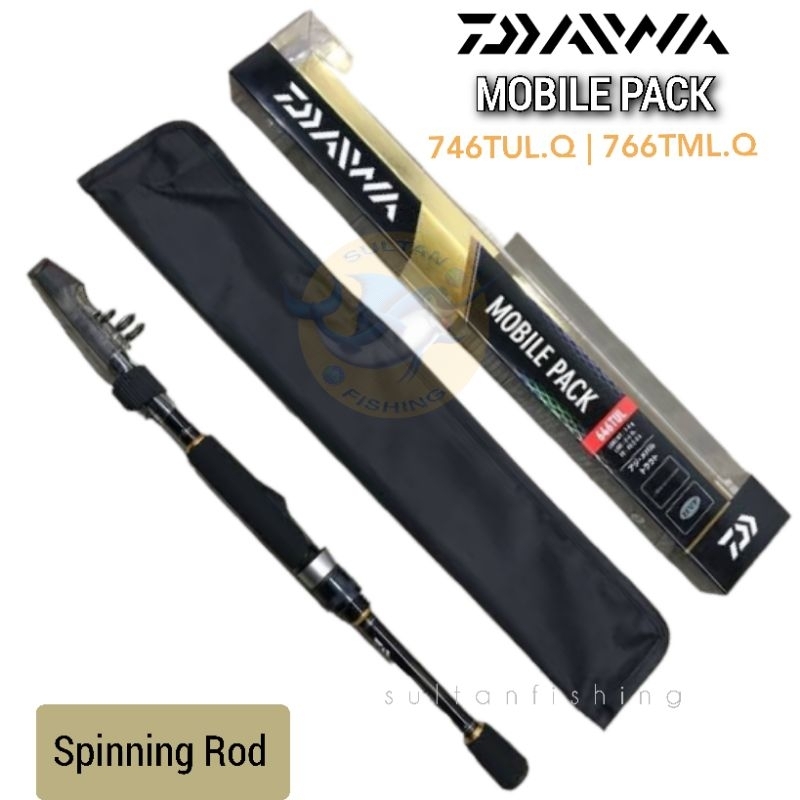 Joran DAIWA MOBILE PACK 746.Q 766TML.Q | Telescopic Travel Rod