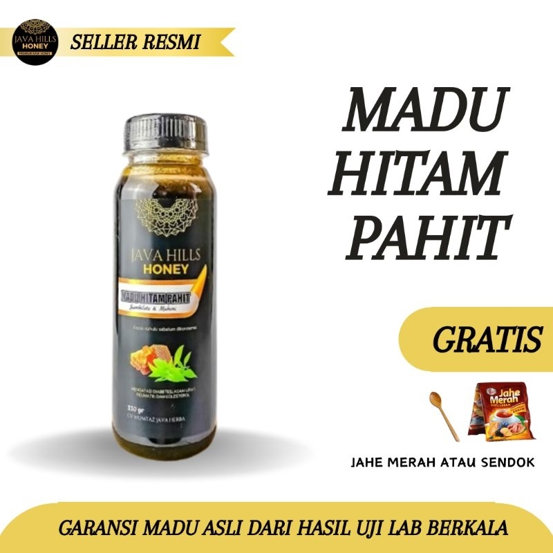 

madu hitam pahit herbal java hills honey muntaz java herba javahills honey