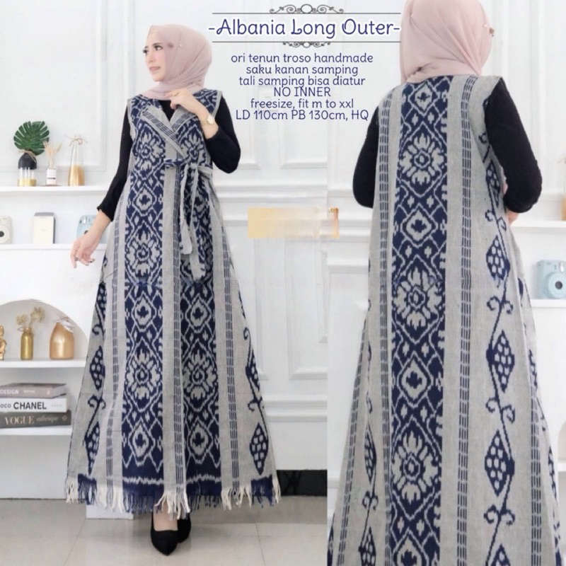 Outer Long Tenun Etnik