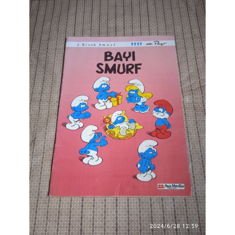 KOMIK LEBAR 3 KISAH SMURF - BAYI SMURF