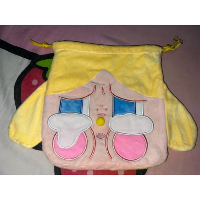 pouch cry baby tas serut cry baby kuning tas serut karakter nangis