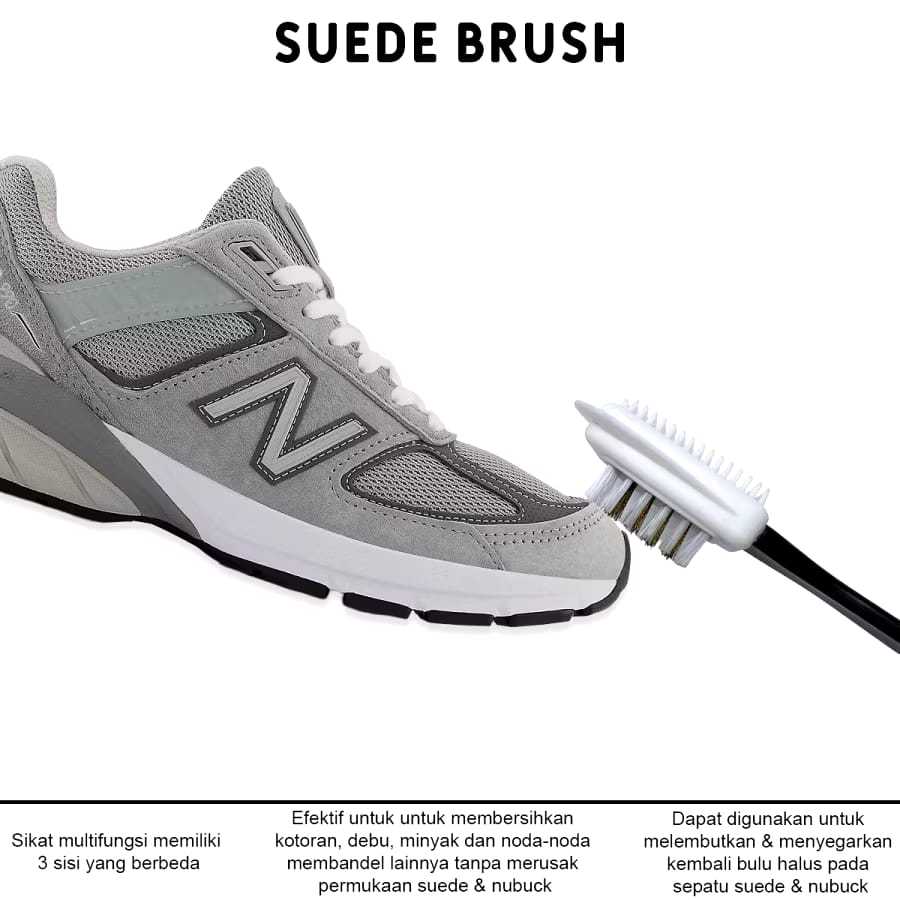 FANSTORE_PKU / Sikat Pembersih / Sikat Sepatu Suede 4in1 / Kain / Tas / Jaket Kulit / Shoes Brush / 