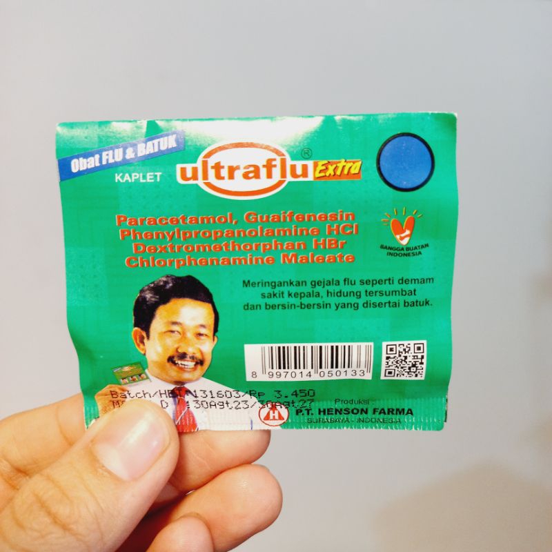 ULTRAFLU HIJAU / FLU DEMAM SAKIT KEPALA HIDUNG TERSUMBAT BERSIN BERSIN