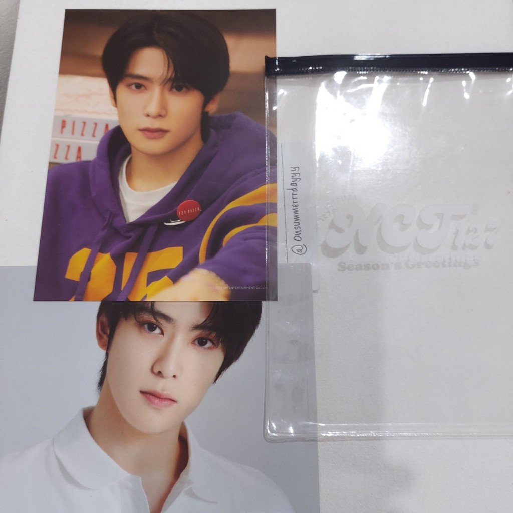 Postcard Jaehyun Season Greetings Set Pizza universe unsealed nct jaehyun jungwoo pc jewel universe 