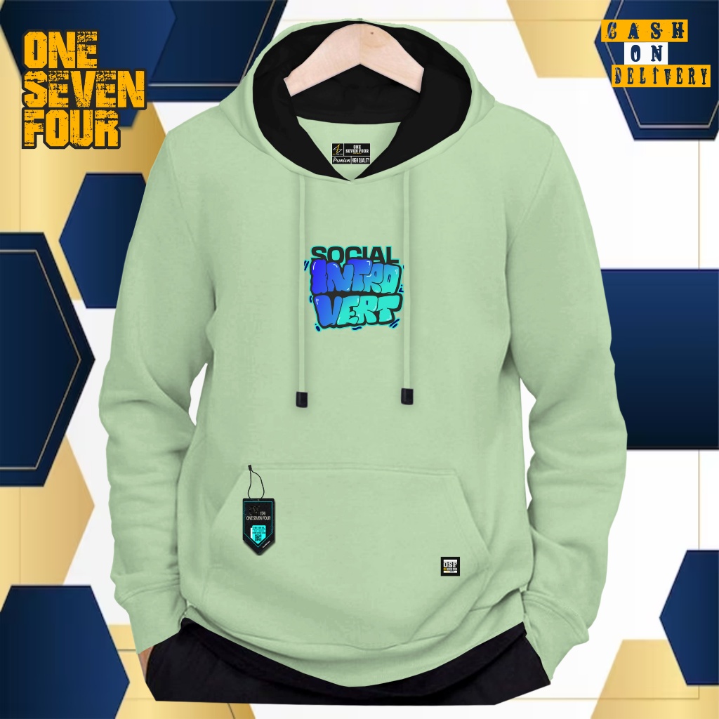 OSF Hoodie pria bahan tebal fleece Sweater Hoodie cowo 100% original branded Jaket Hoodie oria keren