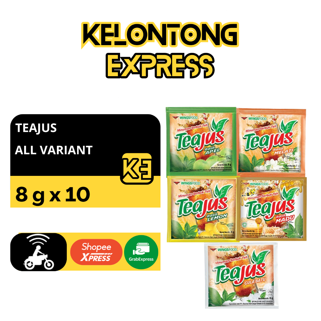 

TEAJUS 8gr [1 RENCENG 10 SACHET]
