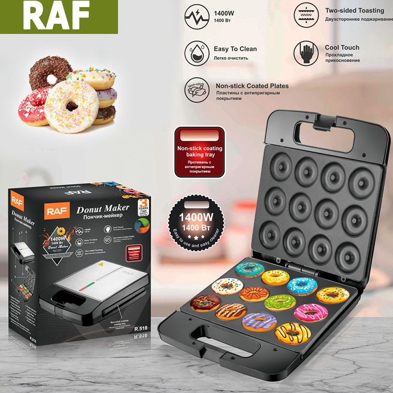 KODE L2J RAF 612lubang donat maker mesin donat cetakan donat mini donat mini maker listrik donat min