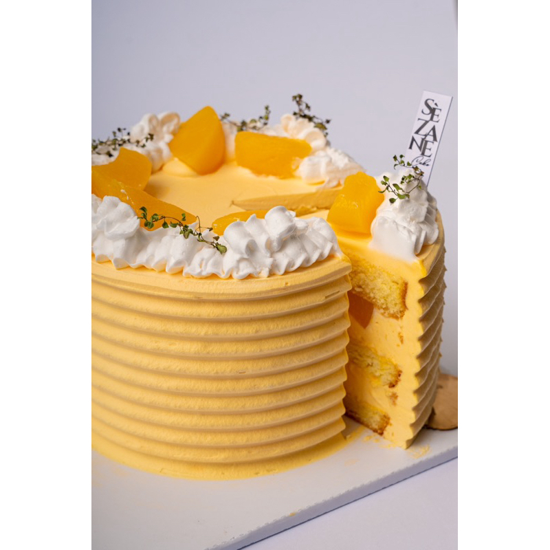 

Sezane Peach Youghurt Cream Cake [SEZANE CAKE]