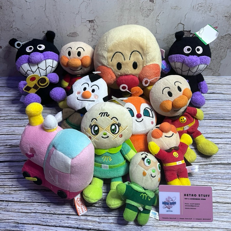 Keychain & Plush Anpanman Mix Character