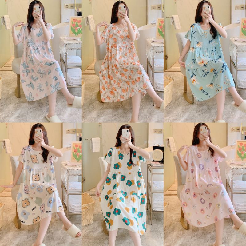 [ HOMEDRESS IMPORT ] Daster import  premium  koleksi daster import terbaru baju tidur wanita baju ti