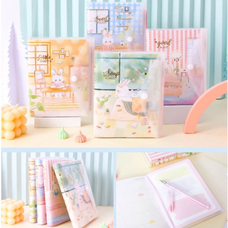 

STAR Soap Bubbles and Friends Design For Notebook Planner Notebook planner dengan design unik imut
