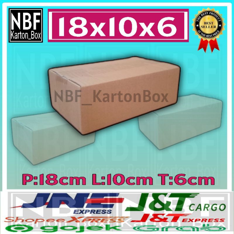

KartonBox 18x10x6 cm,Kardus Packing Serbaguna,Pembungkus Paket dll