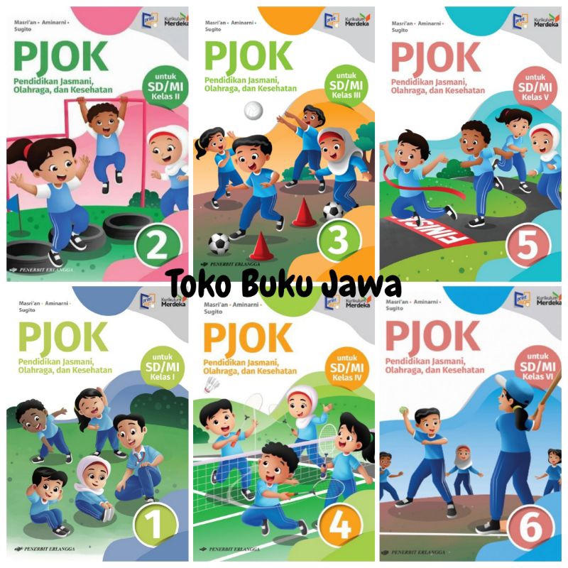 

RB OBRAL Buku SD PJOK Kelas 1 2 3 4 5 6 SD / MI Kurikulum Merdeka Erlangga