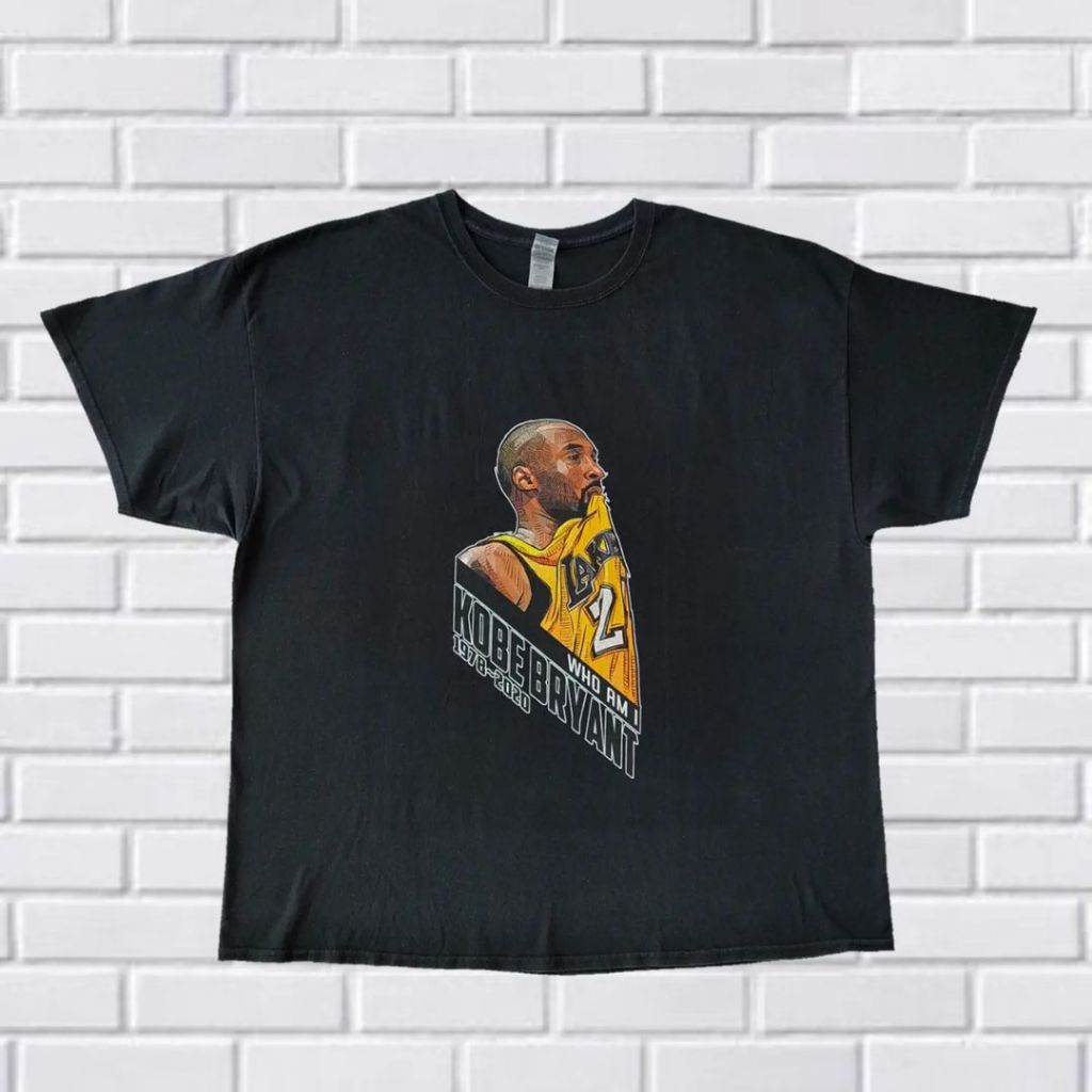 KAOS RIP KOBE BRYANT BLACK MAMBA, SIZE XXXL (SECOND BRANDED) HITAM, TS0253