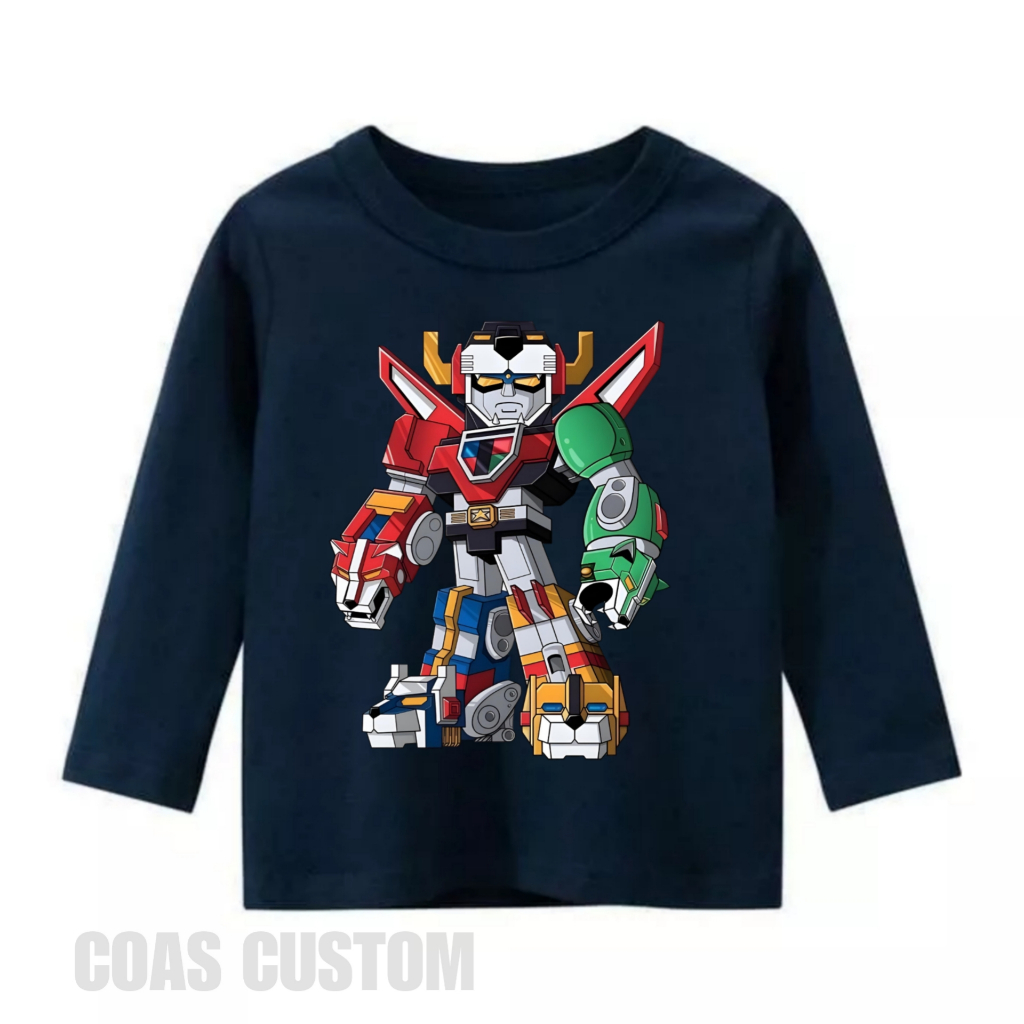 BAJU KAOS ANAK VOLTRON ROBOT KARTUN