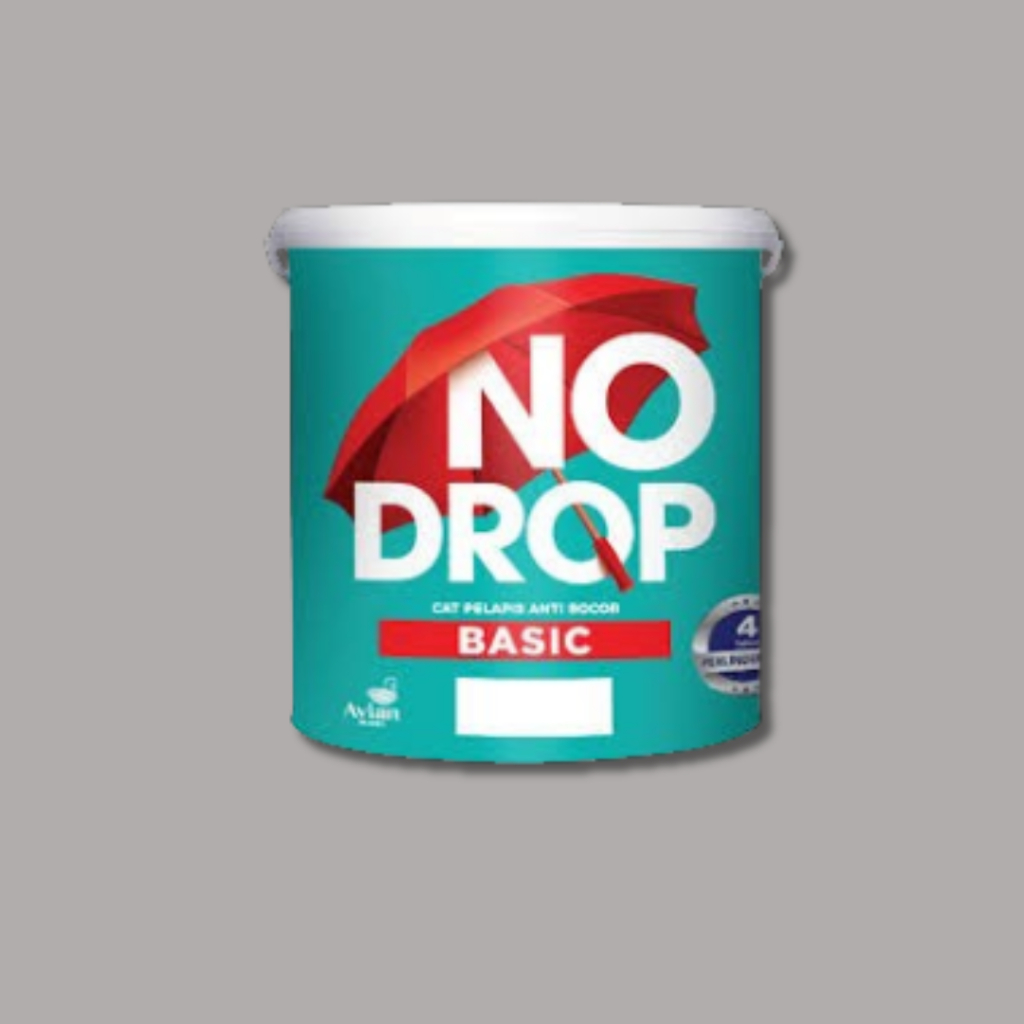 NO DROP BASIC 1 KG CAT TEMBOK PELAPIS ANTI BOCOR NODROP ABU PUTIH