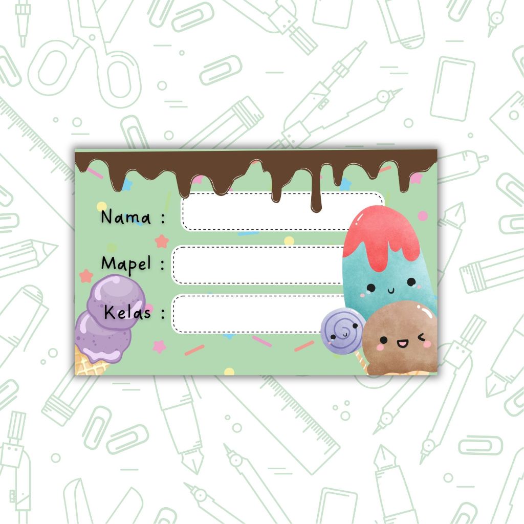 

Stiker Label Nama Buku Anak