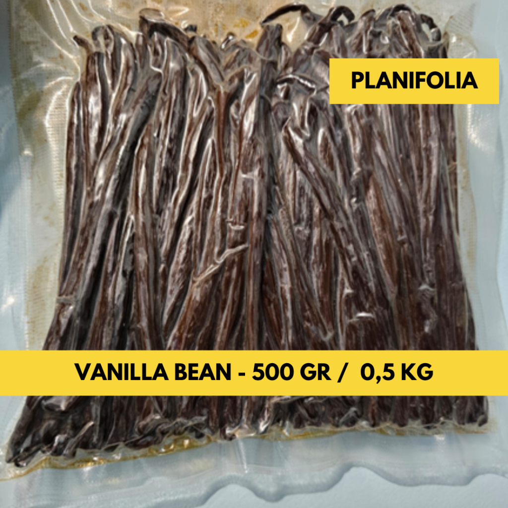 

Vanilla Bean Planifolia Grade B - 500 gr or 0,5 kg