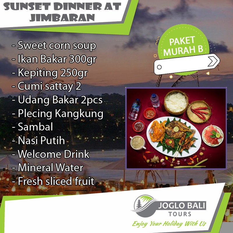 Voucher Dinner Murah Jimbaran - Paket Murah B