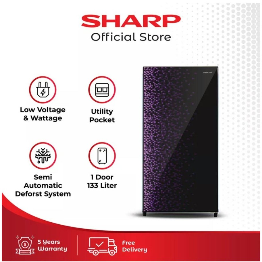 Kulkas SATU PINTU SHARP SJ-165.MG (SURABAYA GRESIK)