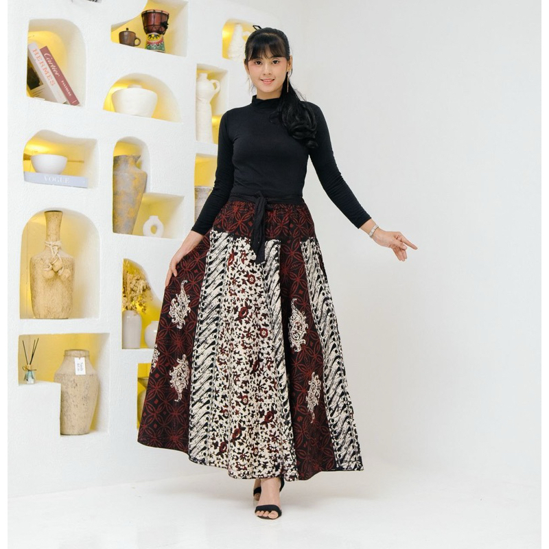 ROK BATIK PAYUNG JUMBO PANJANG LEBAR DEWASA BAWAHAN BATIK CAP PREMIUM