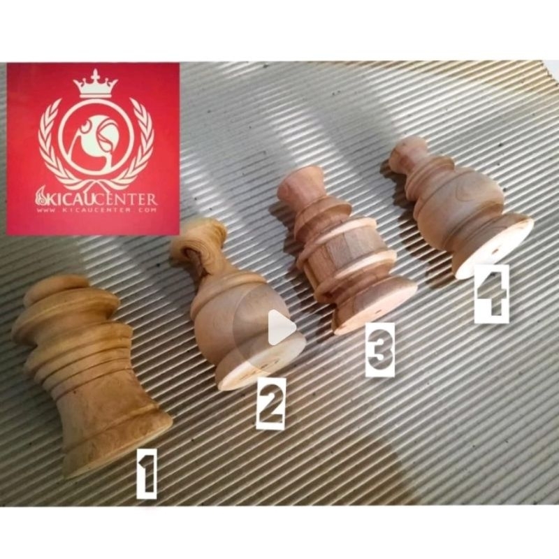 PION KAYU SANGKAR PERKUTUT MENTAHAN