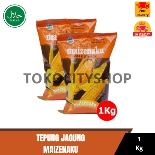 

Tepung Maizena 1kg / Corn Starch Maizenaku / Tepung Pati Jagung